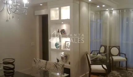 Apartamento à venda no Brooklin Paulista, São Paulo-SP: 2 quartos, 1 sala, 2 banheiros, 1 vaga de garagem!