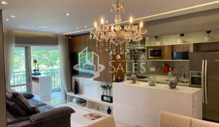 Apartamento à venda na Vila Andrade, São Paulo-SP: 3 quartos, 1 suíte, 2 salas, 3 banheiros, 2 vagas de garagem, 96m². Venha conferir!