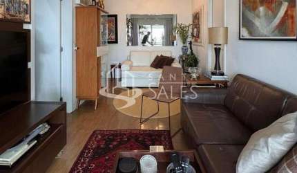 Apartamento à venda no Centro de São Paulo-SP: 1 quarto, 1 suíte, 1 sala, 2 banheiros, 1 vaga de garagem - 51m² de área.