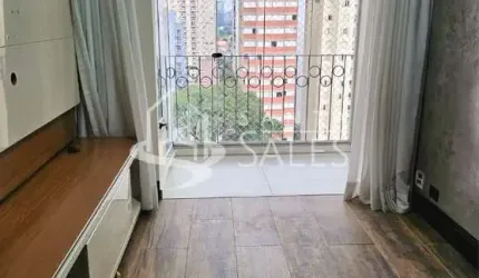 Apartamento à venda na Vila Olímpia, São Paulo-SP: 2 quartos, 1 sala, 2 banheiros, 1 vaga de garagem!