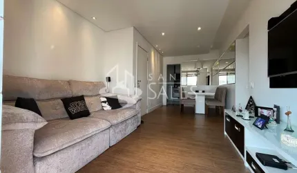 Apartamento à venda em São Paulo-SP, Vila Zilda (Tatuapé): 3 quartos, 1 suíte, 2 salas, 2 banheiros, 2 vagas de garagem, 86,00 m².