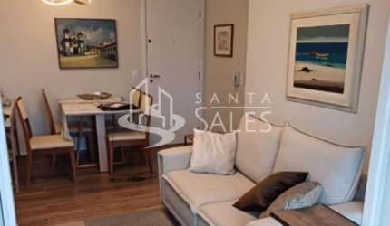 Apartamento à venda em São Paulo-SP, Chácara Santo Antônio! 2 quartos, 2 salas, 1 banheiro, 1 vaga de garagem, 52m²!