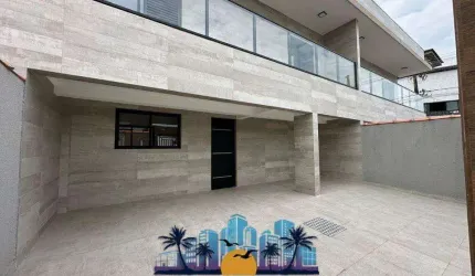 Casa em Condomínio para Venda em Praia Grande, Vila Sônia, 2 dormitórios, 2 banheiros, 1 vaga