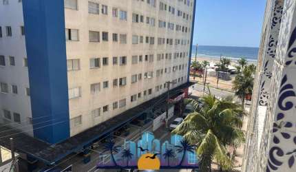 Apartamento para Venda em Praia Grande, Mirim, 1 dormitório, 1 banheiro, 1 vaga