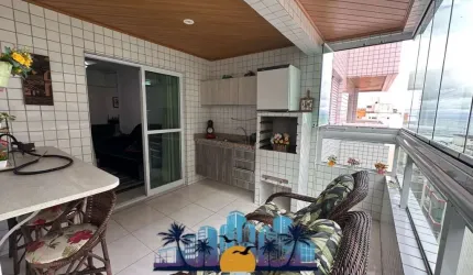 Apartamento para Locação em Praia Grande, Guilhermina, 2 dormitórios, 1 suíte, 2 banheiros, 1 vaga