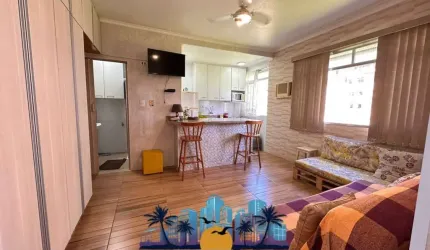 Kitnet para Venda em Praia Grande, Boqueirão, 1 dormitório, 1 banheiro, 1 vaga