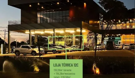 LOCAÇÃO DE SALA COMERCIAL COM MEZANINO NO JARDIM LA SALLE EM TOLEDO - PARANÁ