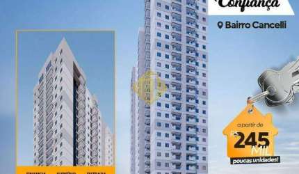 Apartamento à venda, 2 quartos, 1 suíte, Cancelli - Cascavel/PR