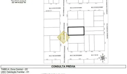 Lote à venda, Centro - Toledo/PR