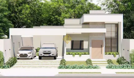 Linda casa no Panorama com 1 suíte + 1 quarto.