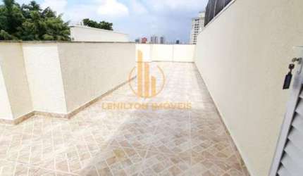 Cobertura com 2 quartos para alugar na Rua Espanha, Parque das Nações, Santo André, 84 m2 por R$ 1.800