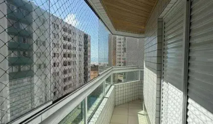 Apartamento com 2 dormitórios à venda, 112 m² por R$ 580.000,00 - Vila Guilhermina - Praia Grande/SP