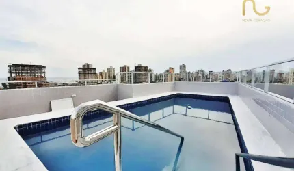 Apartamento com 2 dormitórios à venda, 60 m² por R$ 420.000,00 - Vila Guilhermina - Praia Grande/SP