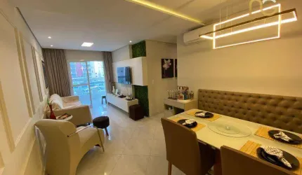 Apartamento com 3 dormitórios à venda, 101 m² por R$ 776.218,18 - Vila Assunção - Praia Grande/SP