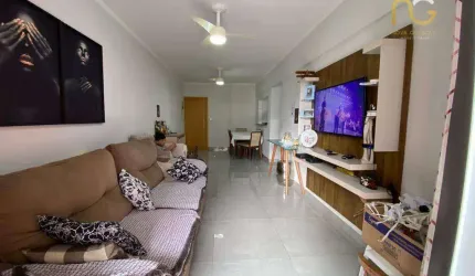 Apartamento com 2 dormitórios à venda, 84 m² por R$ 425.000,00 - Tupi - Praia Grande/SP