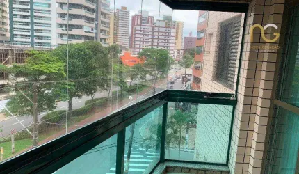 Apartamento com 3 dormitórios à venda, 180 m² por R$ 745.000,00 - Canto do Forte - Praia Grande/SP