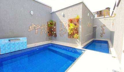 Sobrado com 2 dormitórios à venda, 54 m² por R$ 330.000,00 - Balneário Pires - Praia Grande/SP