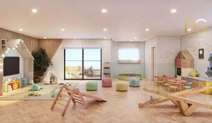 Apartamento à venda, 77 m² por R$ 451.500,00 - Mirim - Praia Grande/SP