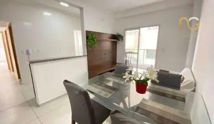 Apartamento com 2 dormitórios à venda, 67 m² por R$ 480.000,00 - Canto do Forte - Praia Grande/SP