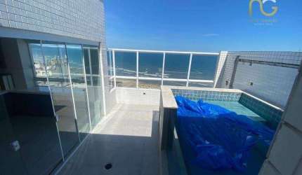Cobertura com 4 dormitórios à venda, 190 m² por R$ 1.990.000,00 - Vila Assunção - Praia Grande/SP