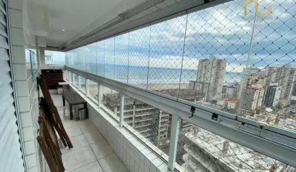 Apartamento com 3 dormitórios à venda, 112 m² por R$ 870.000,00 - Vila Guilhermina - Praia Grande/SP