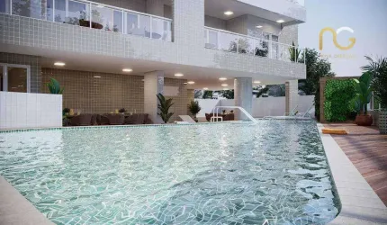 Apartamento à venda, 77 m² por R$ 445.300,00 - Mirim - Praia Grande/SP