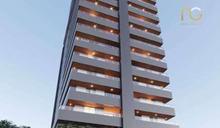 Apartamento com 2 dormitórios à venda, 76 m² por R$ 650.000,00 - Canto do Forte - Praia Grande/SP