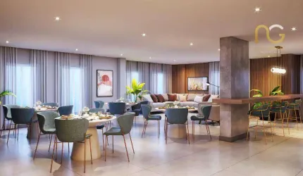 Apartamento à venda, 50 m² por R$ 350.000,00 - Vilamar - Praia Grande/SP
