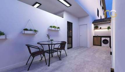 Sobrado triplex 02 dormitorios 02 suites 01 vaga - Canto do forte/Praia Grande-SP