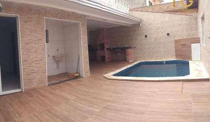 Casa com 3 dormitórios à venda, 190 m² por R$ 1.180.000,00 - Vila Assunção - Praia Grande/SP