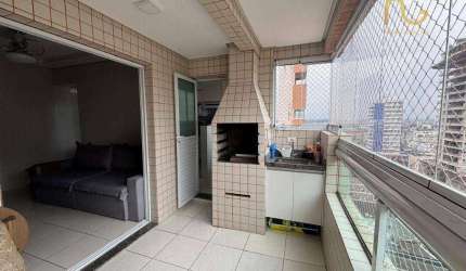 Apartamento com 3 dormitórios à venda, 100 m² por R$ 650.000,00 - Aviação - Praia Grande/SP