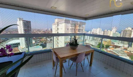 Apartamento com 3 dormitórios à venda, 110 m² por R$ 785.000,00 - Vilamar - Praia Grande/SP