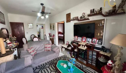 Apartamento com 2 dormitórios à venda, 76 m² por R$ 420.000,00 - Canto do Forte - Praia Grande/SP