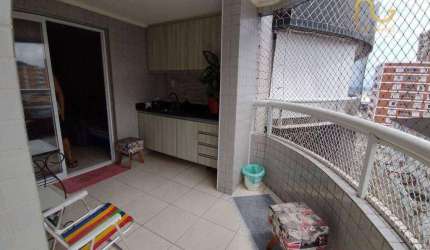 Apartamento com 2 dormitórios à venda, 100 m² por R$ 480.000,00 - Tupi - Praia Grande/SP