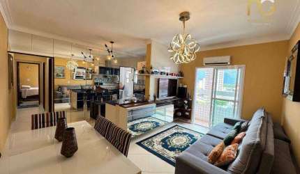 Apartamento com 2 dormitórios à venda, 78 m² por R$ 499.000,00 - Vilamar - Praia Grande/SP