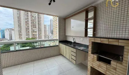Apartamento com 3 dormitórios à venda, 122 m² por R$ 950.000,00 - Boqueirão - Praia Grande/SP