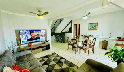 Apartamento Duplex com 4 dormitórios à venda, 148 m² por R$ 735.000,00 - Vila Guilhermina - Praia Grande/SP