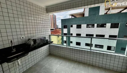 Apartamento com 2 dormitórios à venda, 70 m² por R$ 450.000,00 - Aviação - Praia Grande/SP