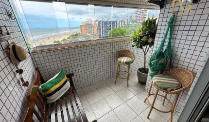 Apartamento com 3 dormitórios à venda, 102 m² por R$ 580.000,00 - Vila Assunção - Praia Grande/SP