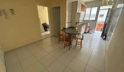 Apartamento com 1 dormitório à venda, 47 m² por R$ 235.000,00 - Boqueirão - Praia Grande/SP