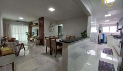 Apartamento com 3 dormitórios à venda, 108 m² por R$ 850.000,00 - Vilamar - Praia Grande/SP