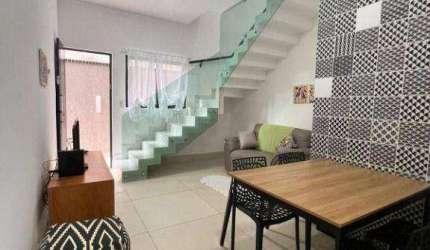 Sobrado com 2 dormitórios à venda, 60 m² por R$ 360.000,00 - Balneário Pires - Praia Grande/SP