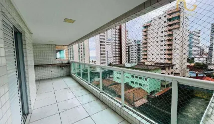 Apartamento à venda, 98 m² por R$ 600.000,00 - Tupi - Praia Grande/SP
