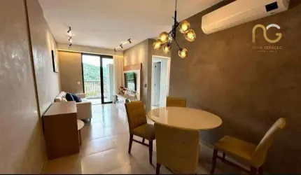 Apartamento com 2 dormitórios à venda, 71 m² por R$ 585.000,00 - Canto do Forte - Praia Grande/SP