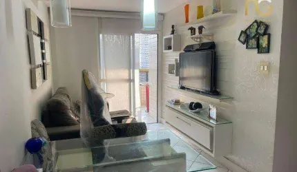 Apartamento com 2 dormitórios à venda, 72 m² por R$ 470.000,00 - Vila Guilhermina - Praia Grande/SP