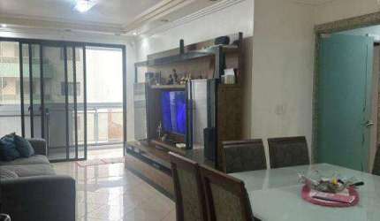 Apartamento com 3 dormitórios à venda, 105 m² por R$ 750.000,00 - Tupi - Praia Grande/SP