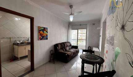 Apartamento com 1 dormitório à venda, 48 m² por R$ 320.000,00 - Aviação - Praia Grande/SP