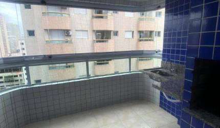 Apartamento com 3 dormitórios à venda, 89 m² por R$ 550.000,00 - Aviação - Praia Grande/SP