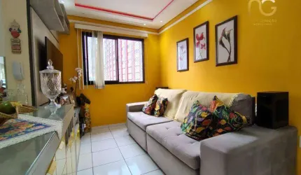 Apartamento com 2 dormitórios à venda, 71 m² por R$ 372.000,00 - Boqueirão - Praia Grande/SP