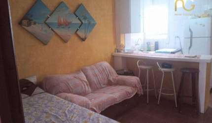 Kitnet com 1 dormitório à venda, 37 m² por R$ 186.500,00 - Tupi - Praia Grande/SP